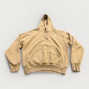 The North Face Mens Tan Brown Evolution Pullover Hooded Sweatshirt Size M Medium